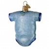 Old World Christmas 3.25 In Blue Baby Sleeper Christmas Tree Ornament , Infant Dress (1PC) - 2 of 3