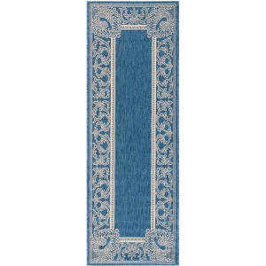 Courtyard CY2965 UV & Stain Resistant Non-Shedding Power Loomed Indoor/Outdoor Rugs - Safavieh - 1 of 4