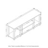 Furinno 3-Tier TV Stand for TVs up to 50" TV Entertainment Media Console Center with Square Tube,Americano/Black - 3 of 4