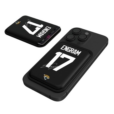 Keyscaper NFL Jacksonville Jaguars Players Game Tactic Black Magnetic Credit Card Wallet