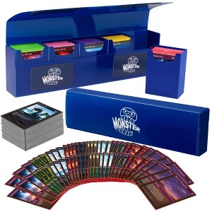 Monster Magnetic Hydra Five Deck Mega Storage Box (Blue)- w 5 Removable Deck Trays- Long Lasting, Durable Construction- Great Gift for Card Collectors - 1 of 4