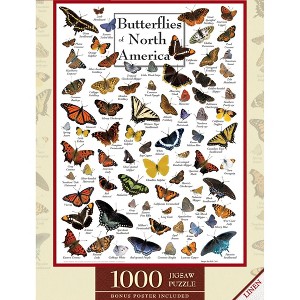 MasterPieces 1000 Piece Puzzle for Adults - Butterflies of North America - 1 of 4