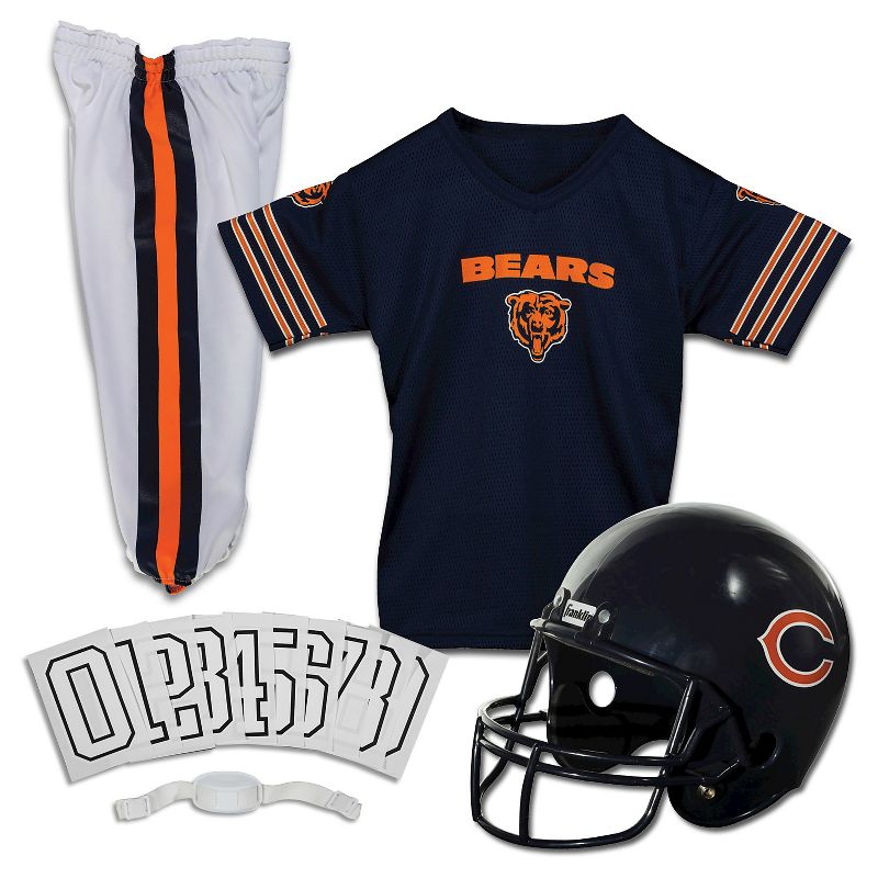 Franklin Sports NFL Chicago Bears Deluxe Uniform Set, 1 of 4