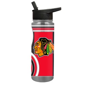 NHL Chicago Blackhawks 24oz Thirst Hydration Water Bottle - 1 of 2