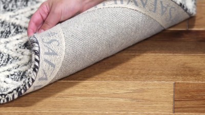 Ivory Elegance Hand-Tufted Wool Round Area Rug, 59"