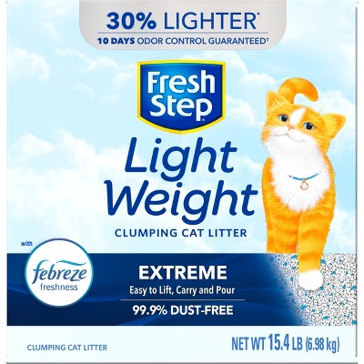 Fresh Step Lightweight Extreme Scented Litter with the Power of Febreze Clumping Cat Litter- 15.4lb_2