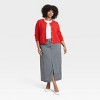Women's Ribbed Cuff Button-Front Cardigan - A New Day™ - 3 of 3