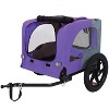 Gulches Pet Strollers: Purple Bicycle Pet Cart for Small and Medium Pets - 2 of 4