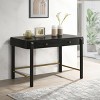 Coaster Arini 2-Drawer Vanity Desk Makeup Table Black - 2 of 4