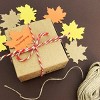 Wrapables Autumn Maple Leaves Gift Tags/Kraft Hang Tags with Jute Strings for Gift-Wrapping, DIY, Arts & Crafts, (100pcs) - image 3 of 4