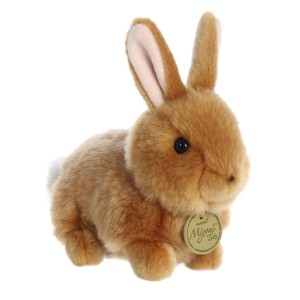 Aurora Small Baby Bunny Miyoni Tots Adorable Stuffed Animal Ginger 7.5" - 1 of 4
