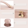 Unique Bargains PU Leather Waterproof  Travel Makeup Bag 1 Pc - 3 of 4