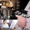Byootique Pro 4in1 Rolling Makeup Train Case Makeup Artist Organizer Rose Gold - 2 of 4
