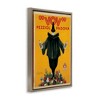 Stupell Industries Vintage Drink Poster Black Framed Floater Canvas Wall Art - 3 of 4