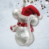 Festive Holiday Mouse Glass Christmas Ornament| OrnamentallyYou - 4 of 4
