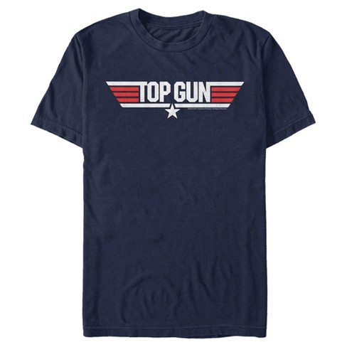 Men's Top Gun Logo T-shirt - Navy Blue - Large : Target