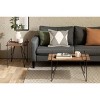 Slendel Coffee Table Brown Oak - South Shore: Laminated MDF, Meets ASTM Standards, with Shelf - 2 of 4