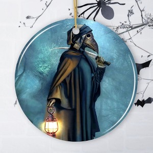 Plague Doctor Grim Reaper Ornament| OrnamentallyYou - 1 of 4