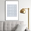 Becky Bailey Shibori Diamonds Metal Framed Art Print - Deny Designs - 2 of 4