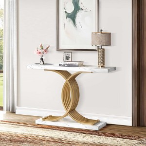 Kumasinova 39.37"Console Table,Modern Entryway Table behind Sofa,Narrow Sofa Table for Living Room,Hallway,Entryway - 1 of 4