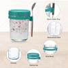 Unique Bargains Leak-Proof Durable Overnight Oats Glass Jar 6 Pcs - 4 of 4