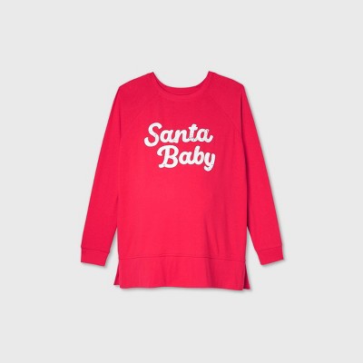 Target santa baby sweatshirt sale