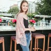Anna-Kaci Women's Short Embroidered Lace Duster Crop Cardigan - 3 of 4