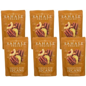 Sahale Snacks Banana Rum Pecans Glazed Mix - Case of 6/4 oz - 1 of 4