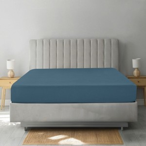 Microfiber Fitted Sheets Deep Pocket Up to 16-Inch , Ultra Soft , Easy Fit , Hypoallergenic Fitted Bed Sheets - Lux Decor Collection - 1 of 4