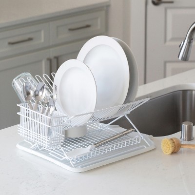 White Foldable Plastic Drain Tray with Lip