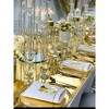 13"D Set of 4 Glass Chargers with Gold Rim - 3 of 3