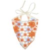 Unique Bargains Women's Fashion Knitted Hollow Triangle Headwrap 19.69"x9.06" Blue Orange 1 Pc - 4 of 4