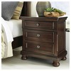 Signature Design by Ashley Porter Classic 2 Drawer Nightstand with Dovetail and Ball-bearing Construction, Dark Brown - 2 of 4