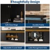 63'' TV Stand, Entertainment Center with Power Outlets and Adjustable Shelf, TV Console for Living Room, Modern Media Console - 4 of 4