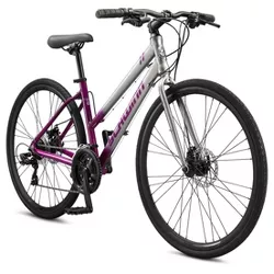 Schwinn Women's Circuit 700c/28" Hybrid Bike - Gray/Purple