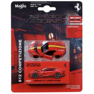 Maisto Ferrari 812 Competizione Speed Icons Limited Edition 1:64 Red - 1 of 3