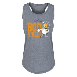 Women's - SpongeBob SquarePants - Sandy Boo Y'all Graphic Racerback Tank - 1 of 4