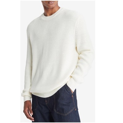 Calvin Klein Mens Ribbed Collar Knit Sweater
