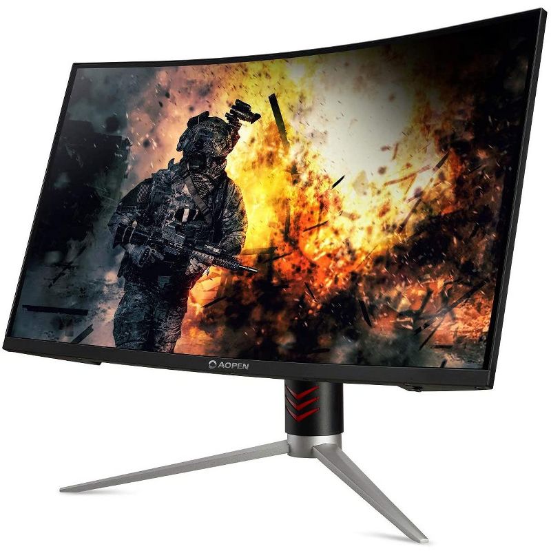 Acer AOPEN 27HC2R 27" Curved Gaming Monitor 1920x1080 16:9 4ms AMD FreeSync - Manufacturer Refurbished, 2 of 6