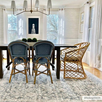 Hauteloom Rectangle Area Rug   Navy