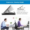 Attop Adjustable Laptop Stand Riser Mesh Ventilated Laptop Cooling Stand with 8 Tilt Levels - 3 of 4