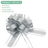 Unique Bargains Plastic Flower Ribbon Satin Gift Bow Pull Bows 12 Pcs - 2 of 4