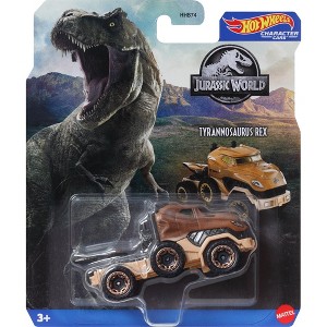 Hot Wheels Licensed Character Car (Jurassic World Tyrannosaurus Rex), Gift for Kids 3 Years & up & Collectors - 1 of 1
