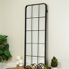 VIP Metal 47 in. Black Framed Wall Mirror - 2 of 4