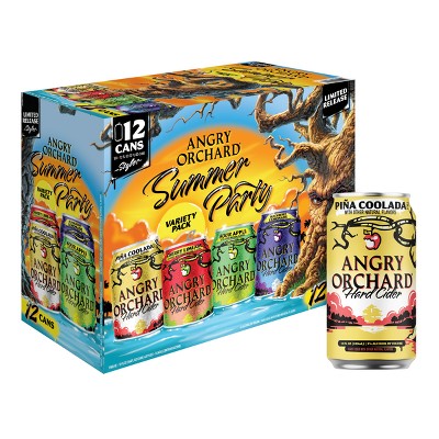 Angry Orchard Hard Cider Seasonal Variety Pack - 12pk/12 fl oz Cans