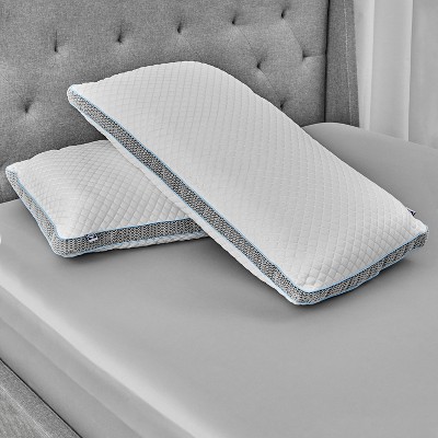 Sealy Frost Cool Touch White Polyester Hypoallergenic Bed Pillow