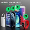 iWALK Portable Charger for iWatch 9000mAh Power Bank with Built in Cable Compatible With iPhone14/13/12/12/11/X & Apple Watch Series 8/7/6/Se/5/4/3/2 - 3 of 4