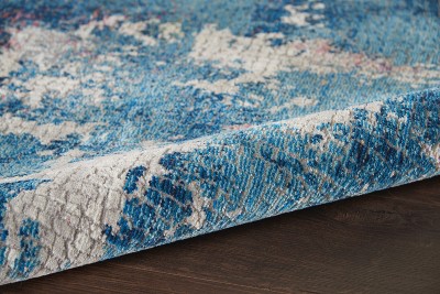 Spectra Swirl 48''x72'' Multicolor Abstract Synthetic Area Rug