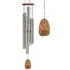 Woodstock Chimes Signature Collection, Woodstock Mindfulness Chime, Large 44'' Silver Wind Chime WMCL - image 3 of 4