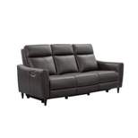 Tomasso Leather Power Reclining Sofa with Power Headrest - Abbyson Living